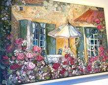Load image into Gallery viewer, Le Jardin.. 24&quot;X36&quot; enhanced canvas #227/400