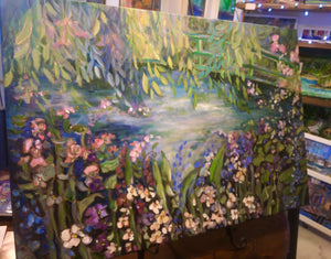 Enchantment at Giverny... 24"X36" enhanced canvas #3/400
