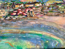 Load image into Gallery viewer, WESTSIDE ISLAND BEACH... Embellished 16&quot;X24&quot;
