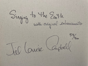Singing to the Earth: Enhanced 17"X48"  #54 / 400