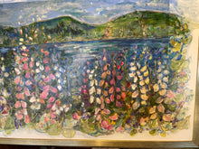 Load image into Gallery viewer, Foxglove Over Trincomali - 18&quot;X24&quot; Framed, #77/400
