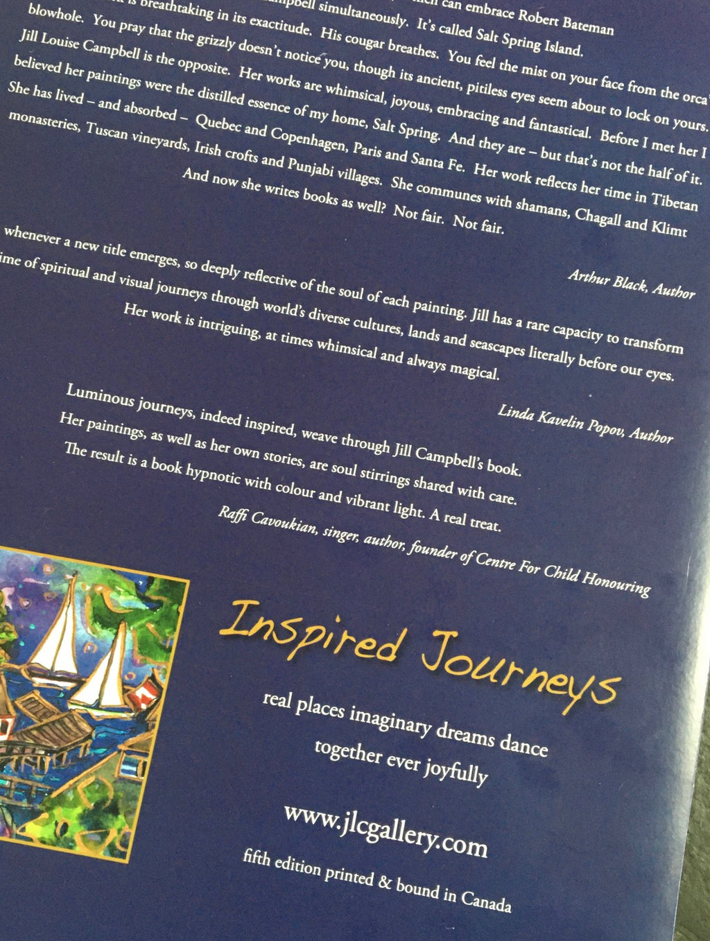 Inspired Journey Art Book. PRINT VERSION