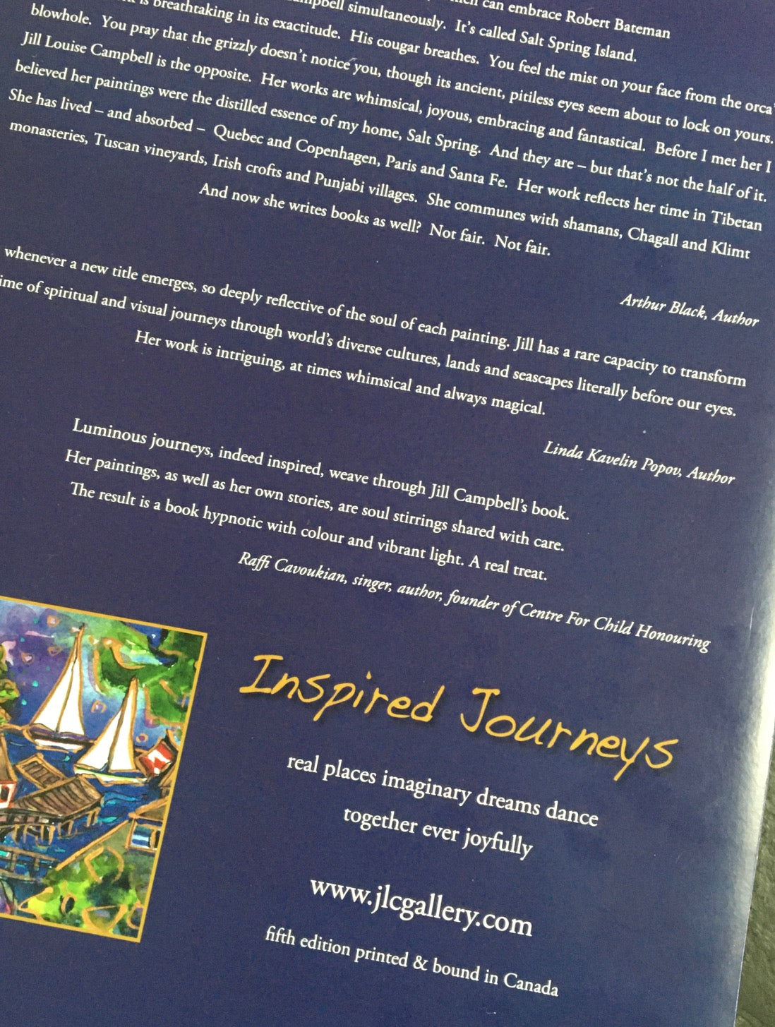 Inspired Journey Art Book. PRINT VERSION