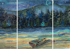 “Legacy” A triptych limited edition shipped rolled with Canada Post