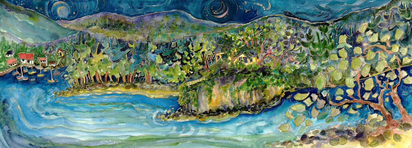 Madronna to Ganges : Art Print