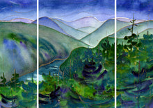 Load image into Gallery viewer, Malahat Journey : Triptych