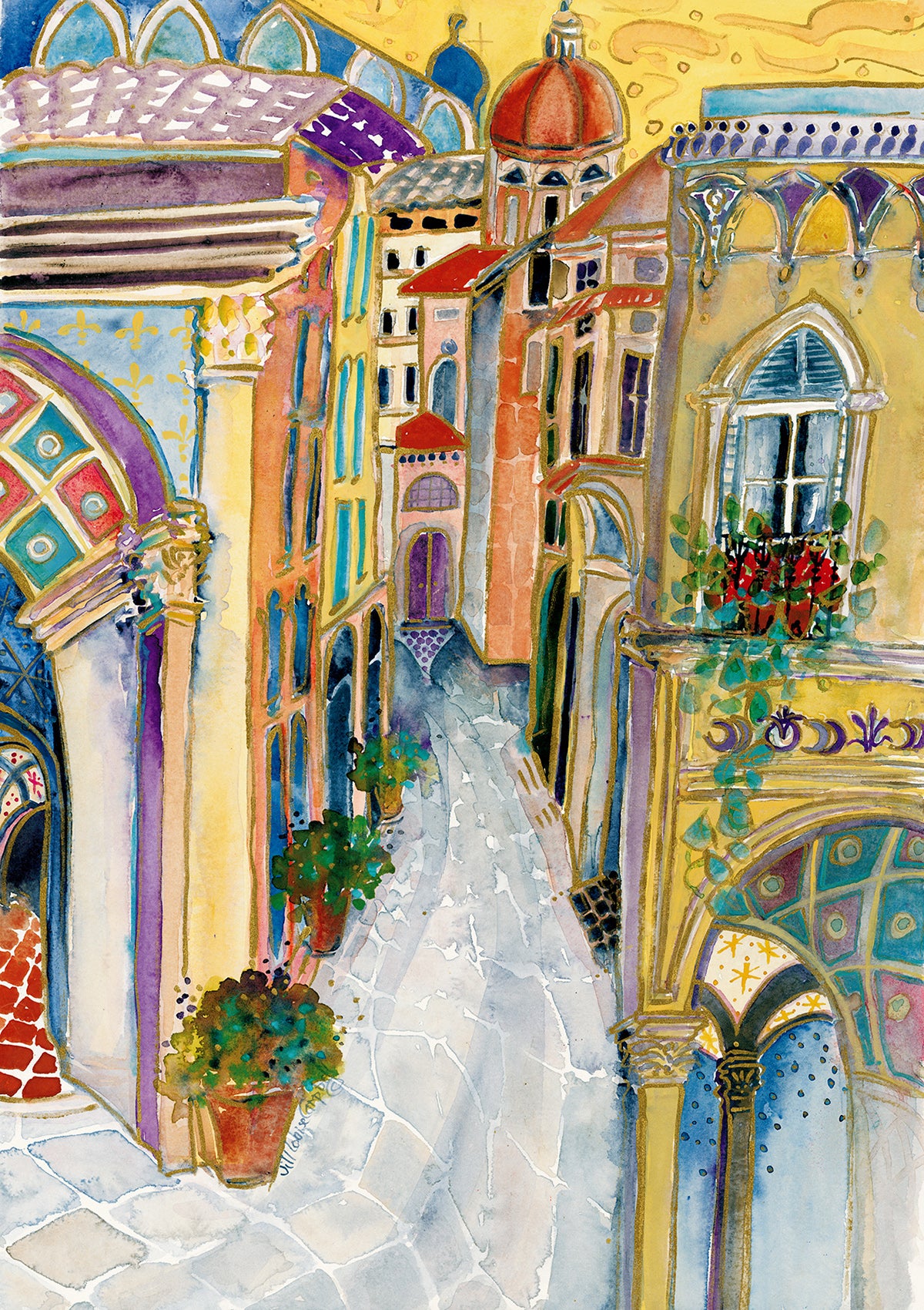 Marco Polo Stroll : Art Print