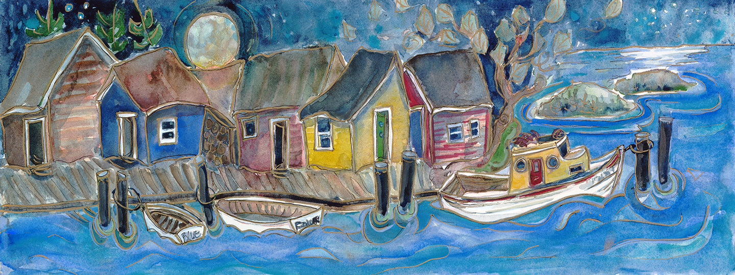 Night Catch : Art Print