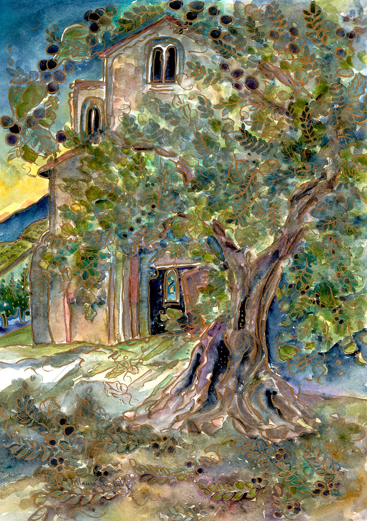 Olive and Stone