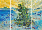 “Releasing Grace” A triptych limited edition, shipped rolled with Canada Post