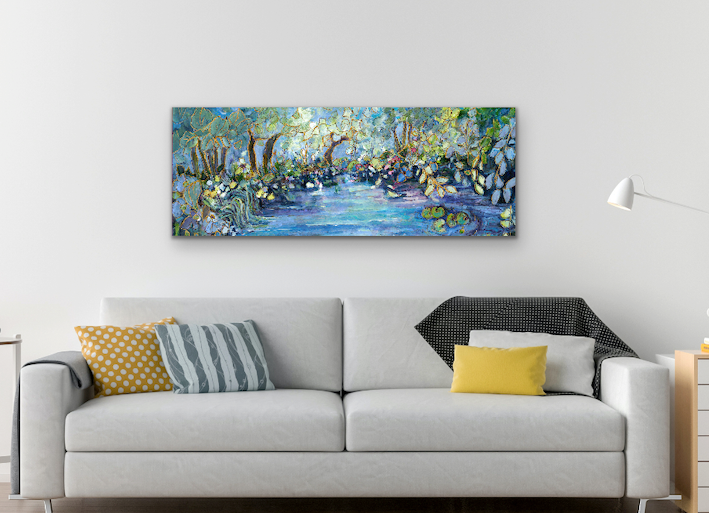 Slice of a  Lily : Narrow Format