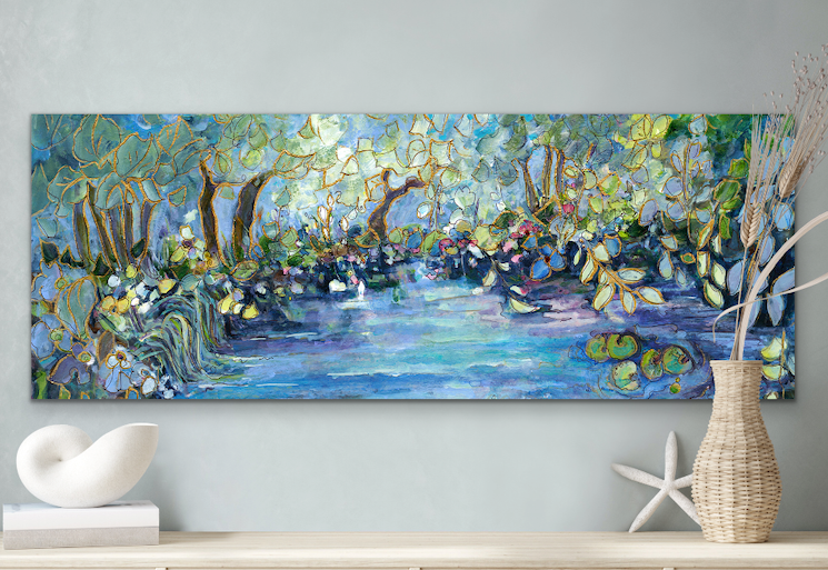 Slice of a  Lily : Narrow Format