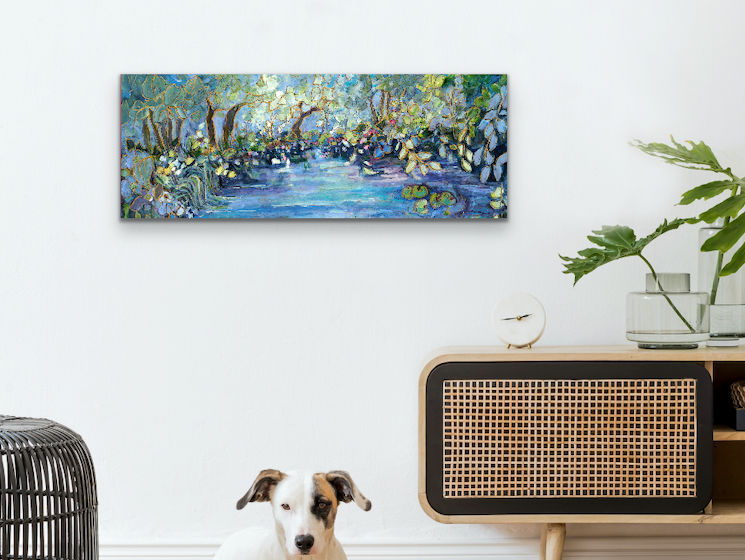 Slice of a  Lily : Narrow Format