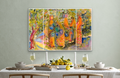‘Taking Turns At The Well’ A Triptych, shipped rolled with Canada Post