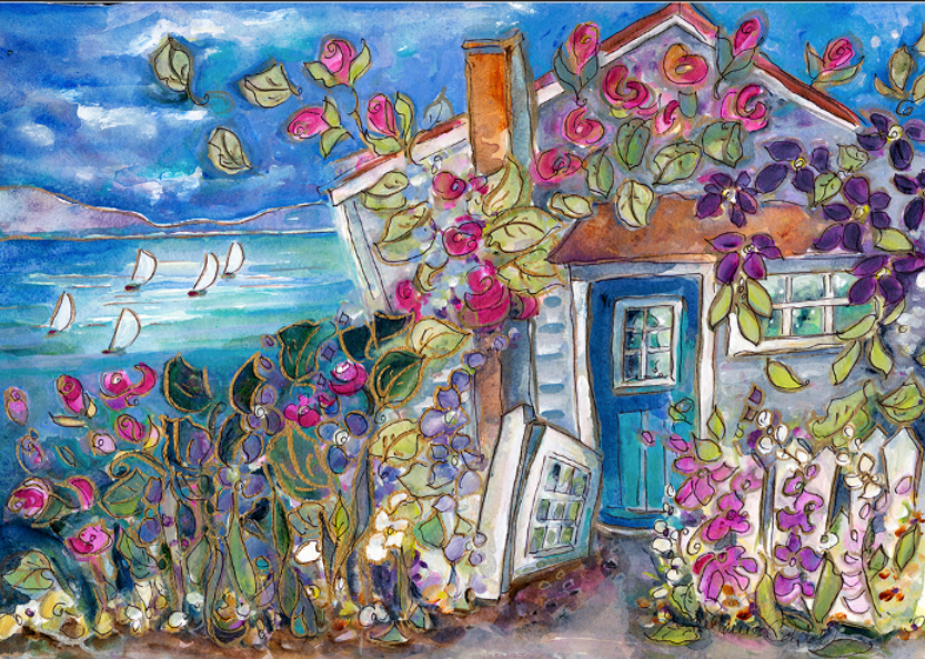 Cottage View : Art Print