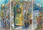 “Seaside” A limited edition triptych, shipped rolled with Canada Post