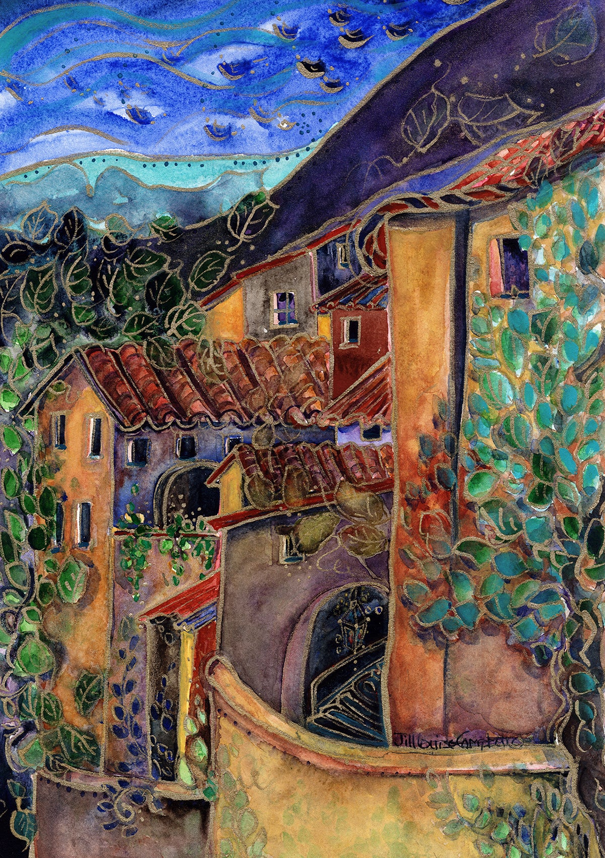 St Francis Whispers : Art Print