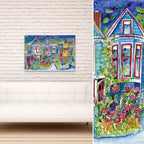 Victorian Row : Art Print