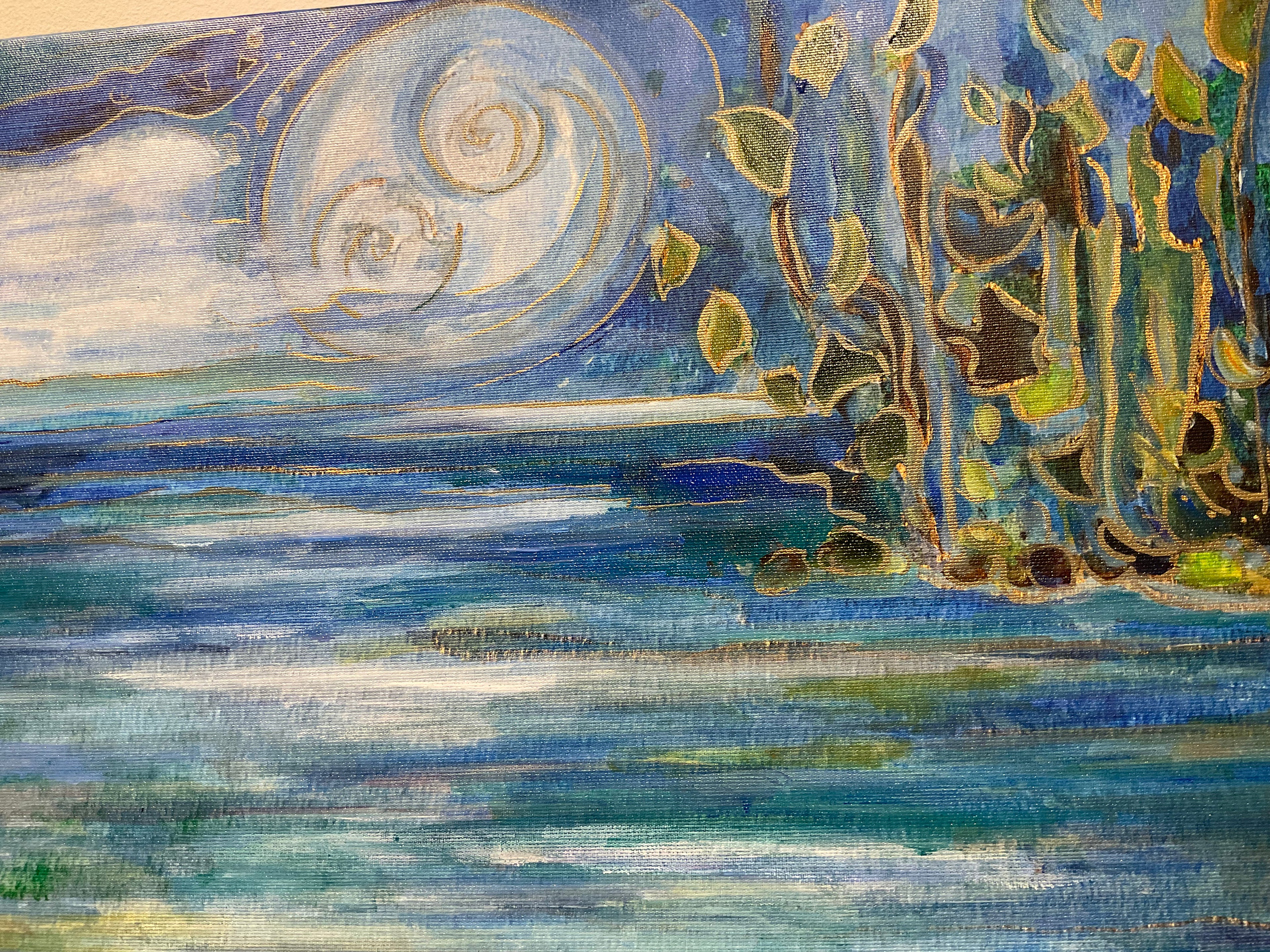 Petroglyph Moon-  Limited Edition with Original Enhancing