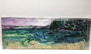 Moon over Walker Hook : Edition #10 : Gallery Show : Small 13”x36"