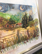 Load image into Gallery viewer, SOLD   Two Moon Farm:  Edition #17 : Original Enhanced Canvas