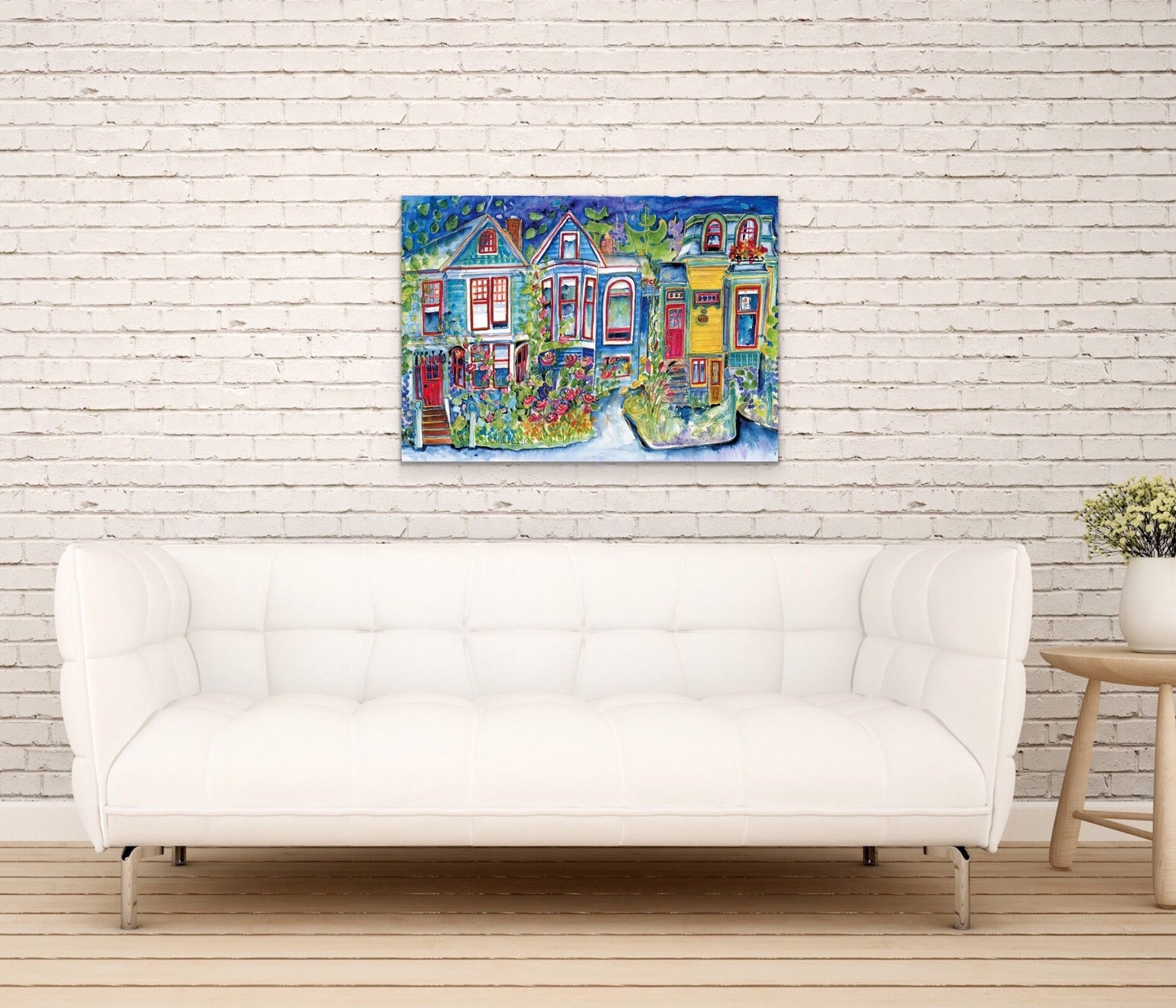 Victorian Row : Art Print