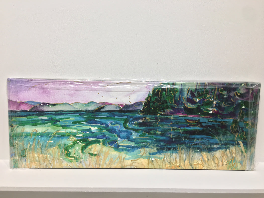 Moon over Walker Hook : Edition #10 : Gallery Show : Small 13”x36