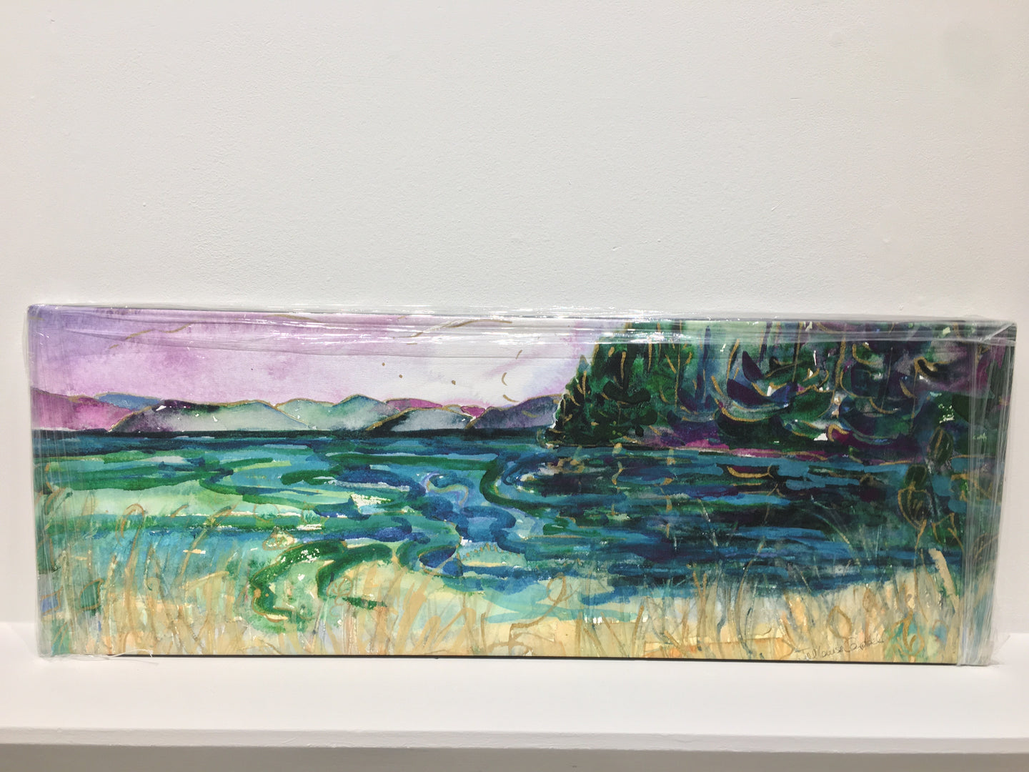 Moon over Walker Hook : Edition #10 : Gallery Show : Small 13”x36