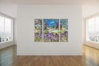 ‘Guardians’ limited edition 3panel triptych, shipped rolled with Canada Post