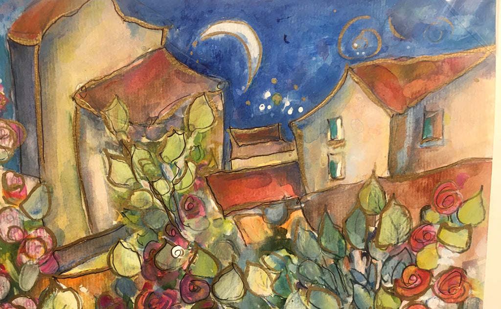 Rose dans le Pyrenees : Original Artwork