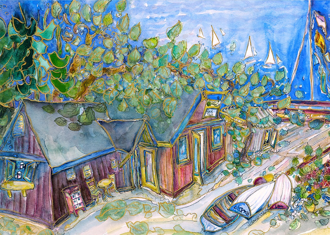 Rocksalt Cafe : Art Print