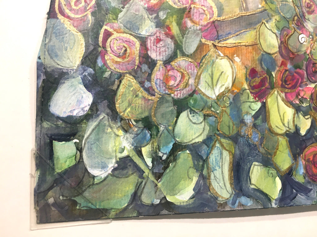 Rose dans le Pyrenees : Original Artwork