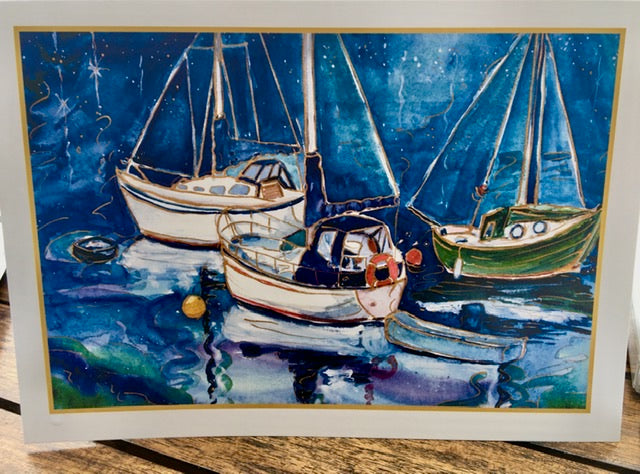 Sailing up the Coast : 10 Art Cards