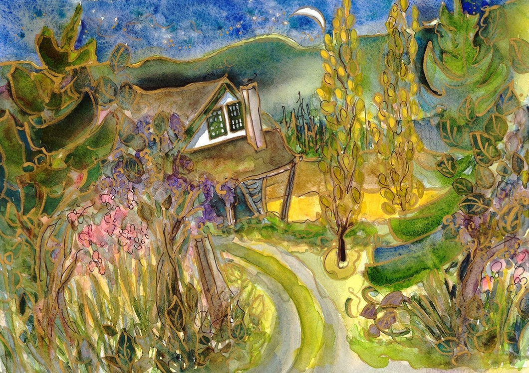 Crescent Cottage : Art Print