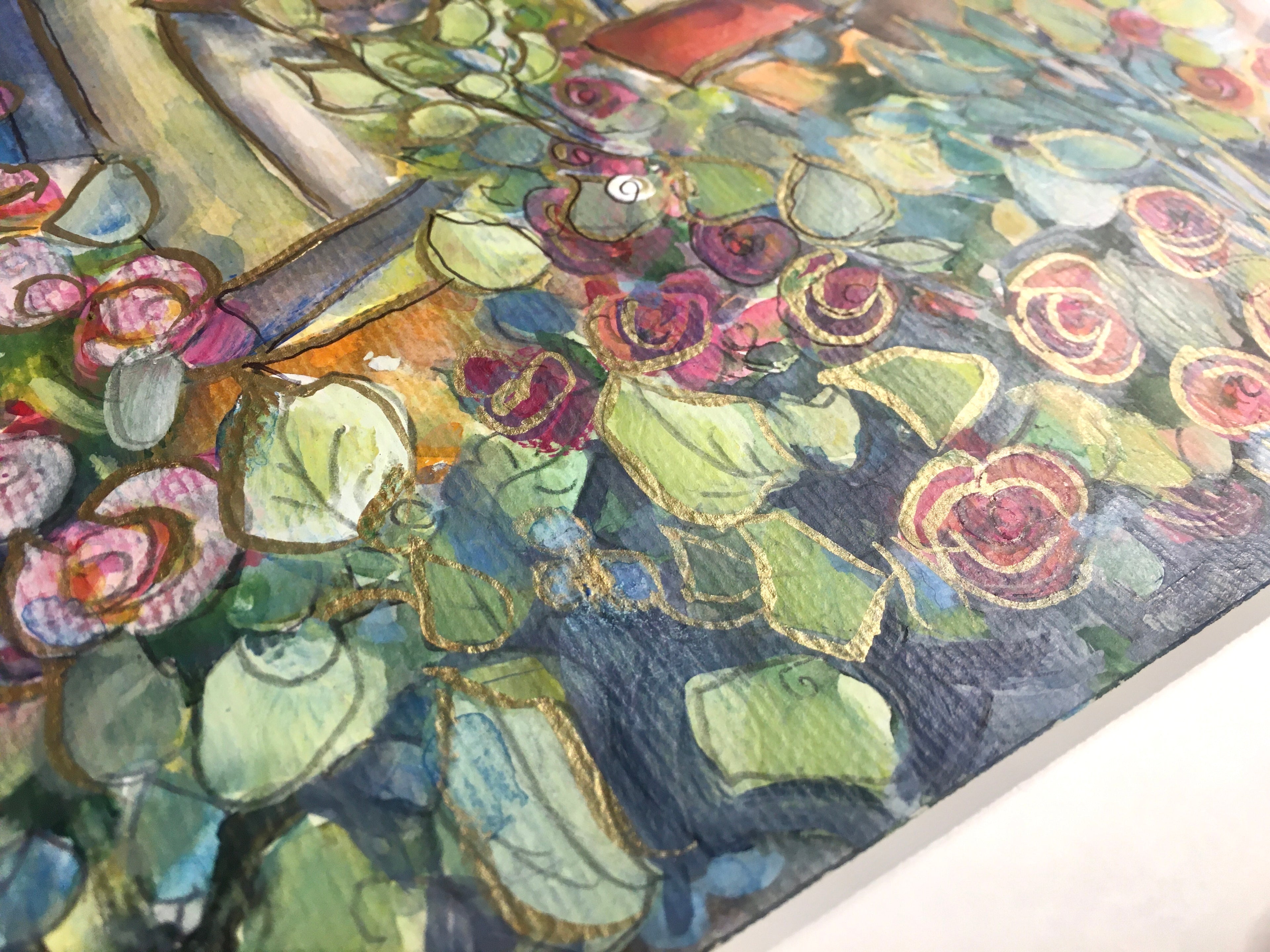 Rose dans le Pyrenees : Original Artwork