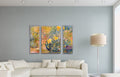 “Murano Glass” limited edition three panel triptych, shipped rolled with Canada Post