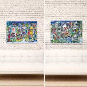 Victorian Row : Art Print