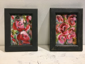 Pair of Rose paintings