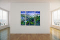 ‘Malahat Journey’ A three panel Ltd Edition Triptych, Medium