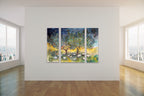 “Contentment” A triptych limited edition, shipped rolled with Canada Post